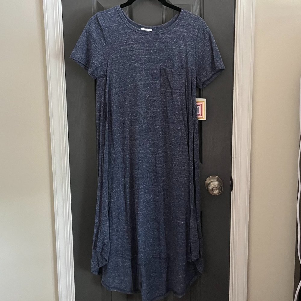 NWT LuLaRoe Carly Dress, Navy, Size XXS